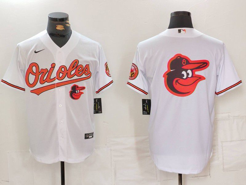 Men Baltimore Orioles Blank White Game 2024 Nike MLB Jersey style 6
